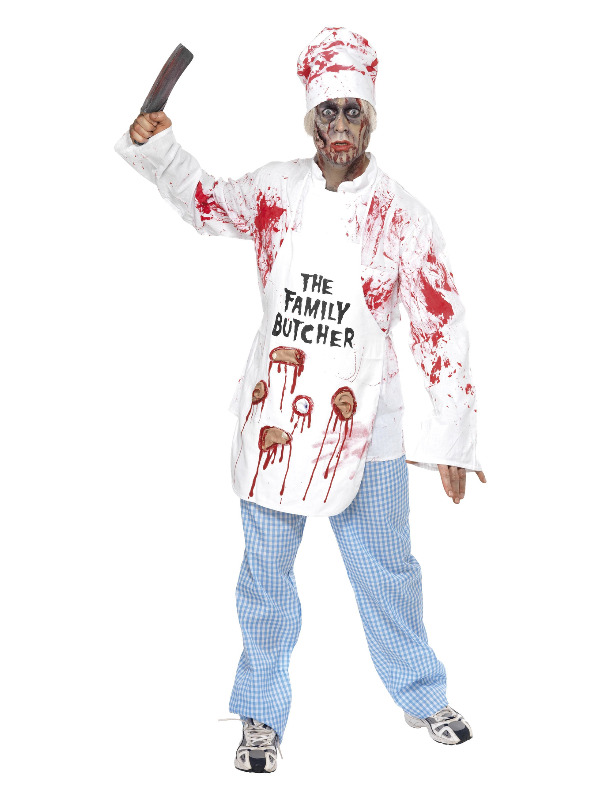 Deadly Chef Costume, White