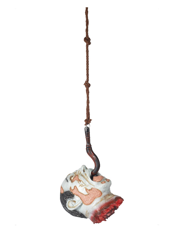 Decapitated Head, Grey, 100cm hang