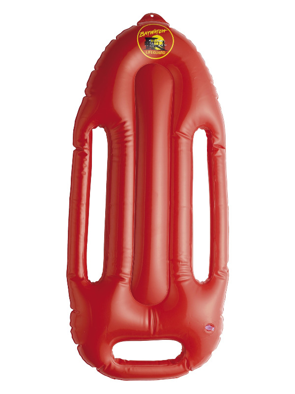 Baywatch Inflatable Float, Red, with Strap & Logo, 70cm