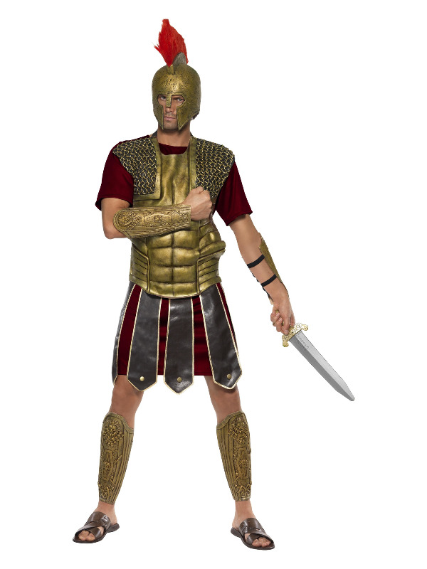 Deluxe Perseus The Gladiator Costume, Gold