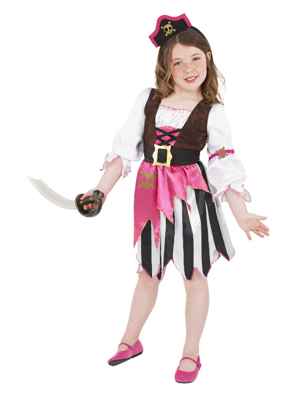 Pirate Girl Costume, Pink
