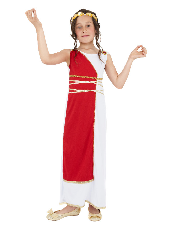 Grecian Girl Costume, Red