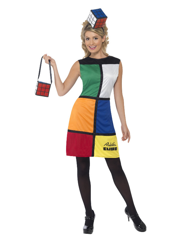 Rubik's Cube Costume, Multi-Coloured