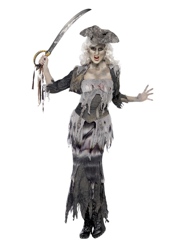 Ghost Ship Ghoulina Costume, Grey