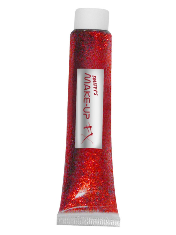 Glitter Gel, Red, 20ml Tube