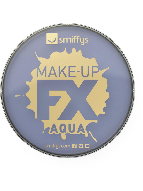 Smiffys Make-Up FX, Purple, Aqua Face and Body Paint, 16ml, Water Based