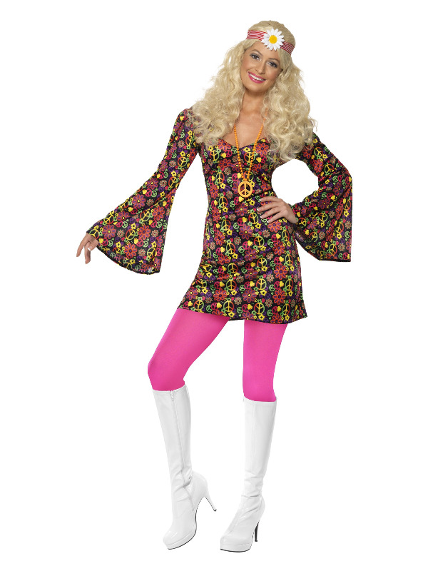 1960s CND Costume, Multi-Coloured