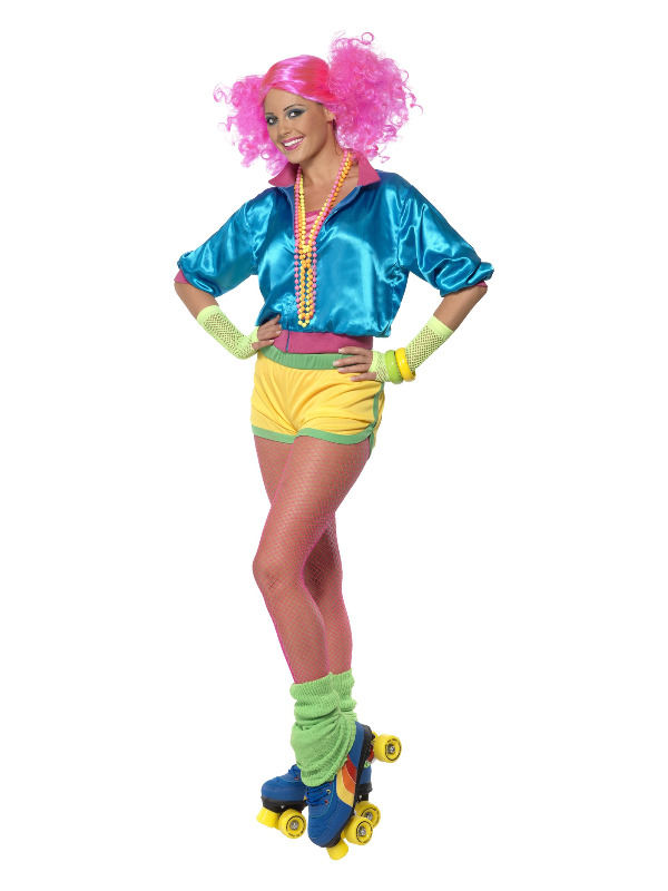Skater Girl Costume, Neon