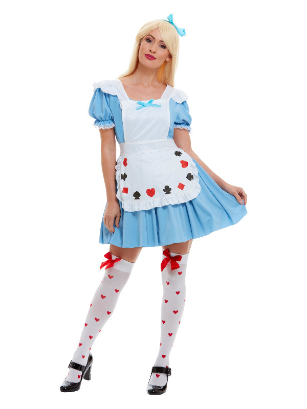 Deck of Cards Girl Costume, Blue