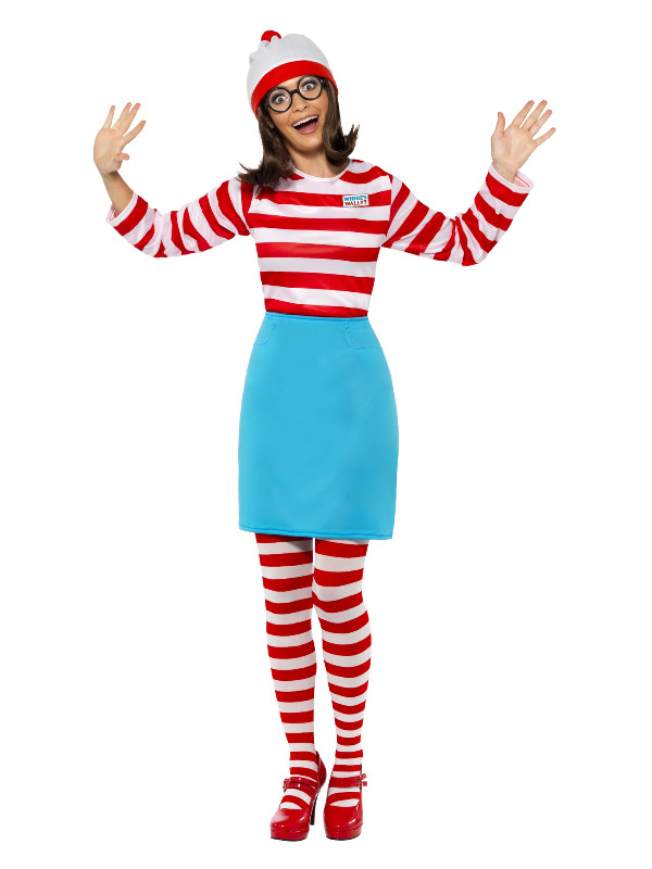 Where's Wally? Wenda Costume, Red & White