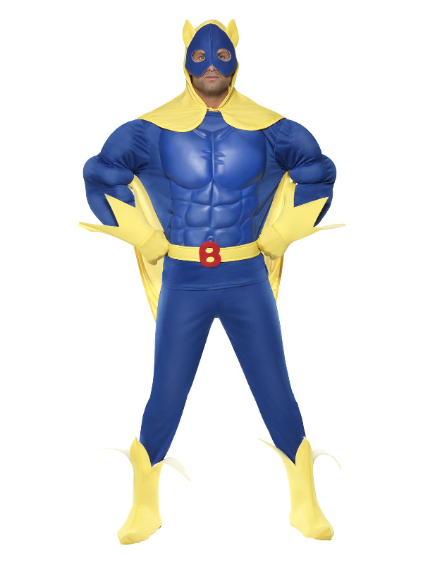 Bananaman Deluxe EVA Chest Costume, Blue