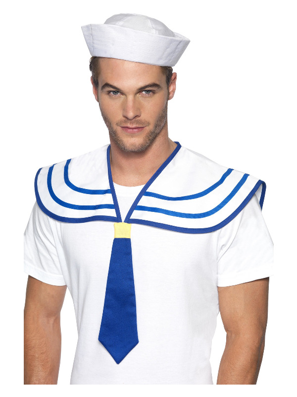 Sailor Neck Tie, White