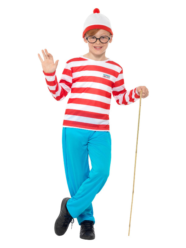 Where's Wally? Costume, Red & White