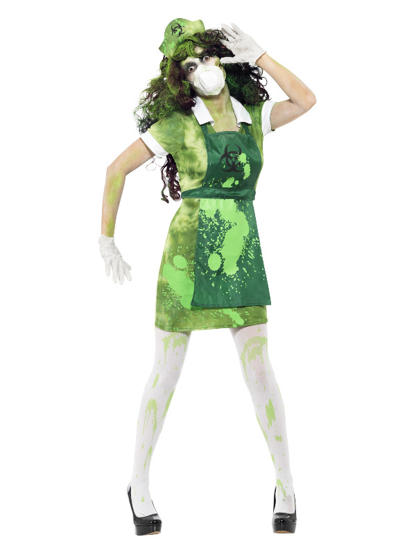 Biohazard Female Costume, Green