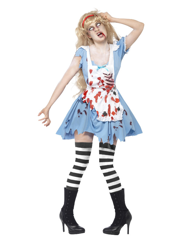 Zombie Malice Costume, Blue