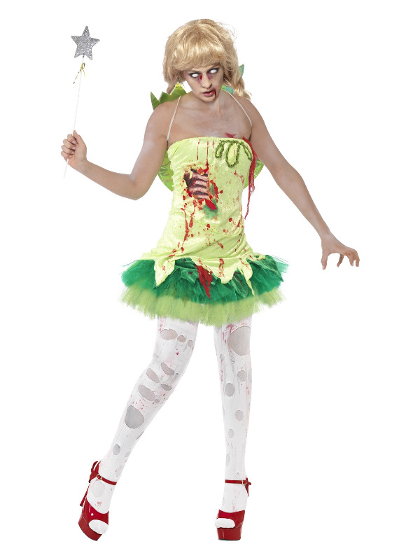 Zombie Fairy Costume, Green