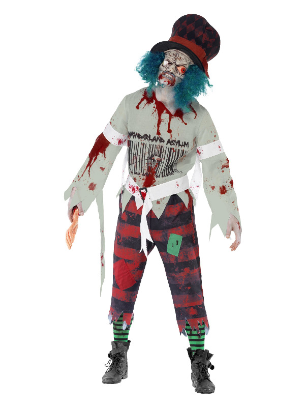 Zombie Hatter Costume, Grey