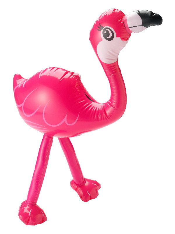 Inflatable Flamingo, Hot Pink, 55cm/22in