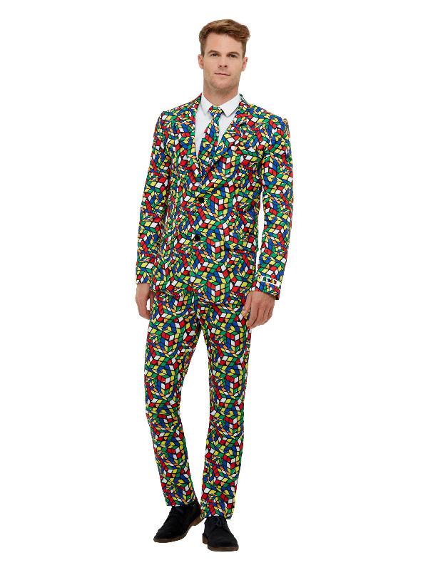 Rubik's Cube Suit, Multi-Coloured