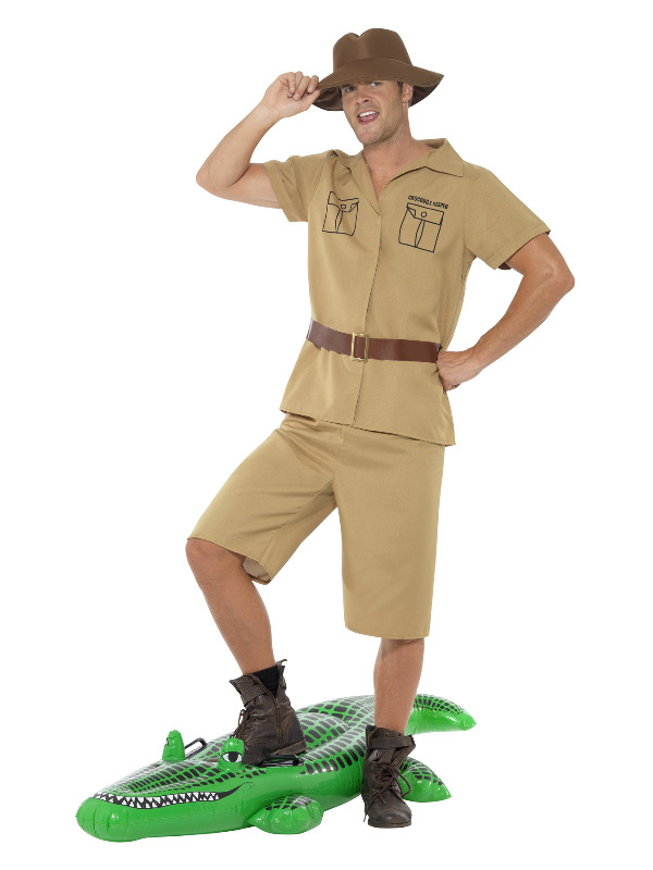 Safari Man Costume, Brown