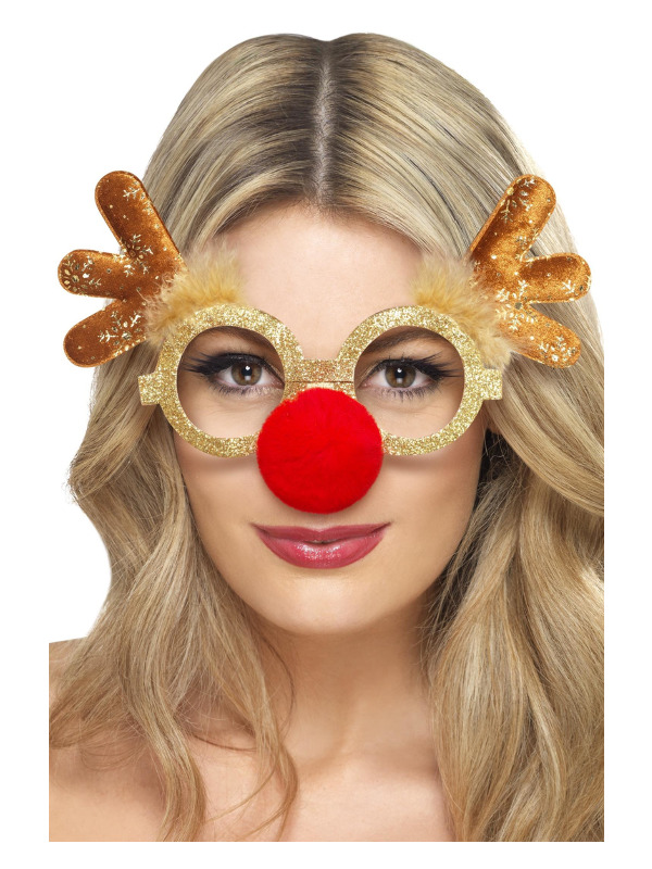 Reindeer Comedy Specs, Gold