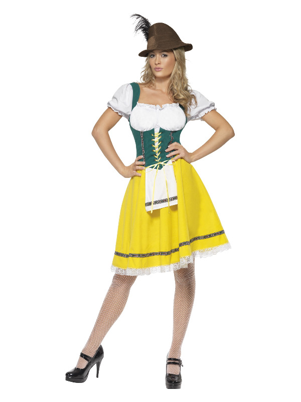 Oktoberfest Costume, Female, Yellow