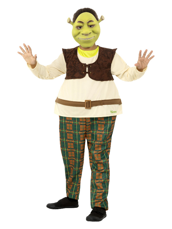 Shrek Kids Deluxe Costume, Green