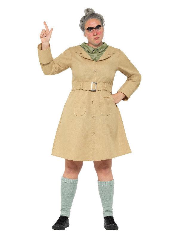 Roald Dahl Deluxe Miss Trunchbull Costume, Beige