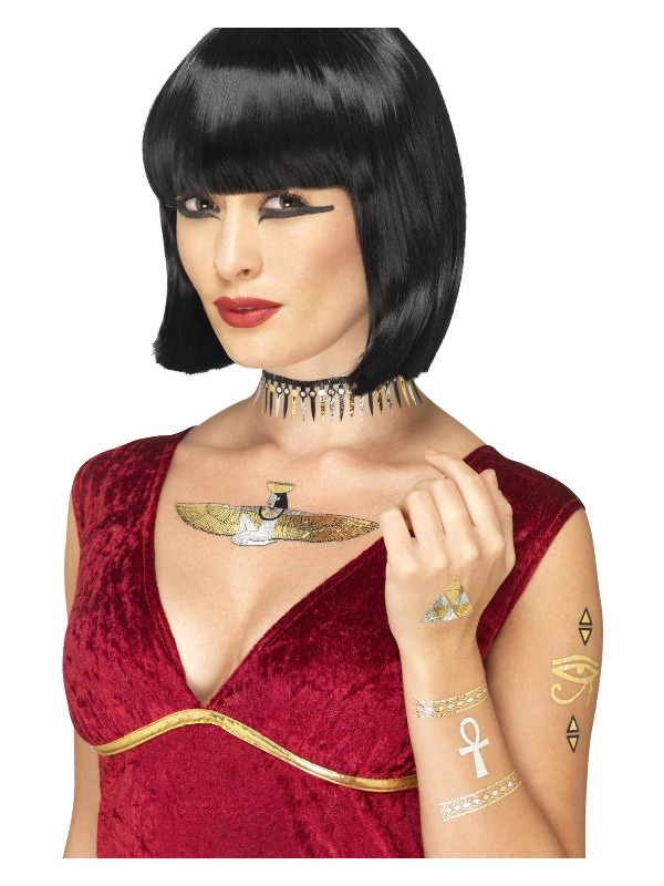 Egyptian Transfer Tattoos, Metallic