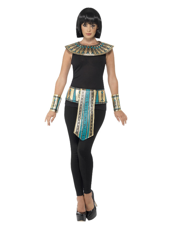 Egyptian Kit, Gold, with Collar, Cuffs & Belt
