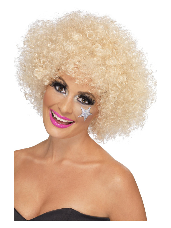 70s Funky Afro Wig, Blonde, 120g