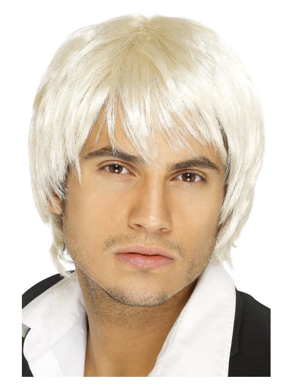 Boy Band Wig, Blonde, Short Style