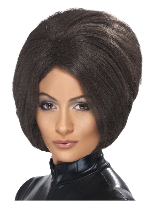 Posh Power Wig, Brown, Short Bob