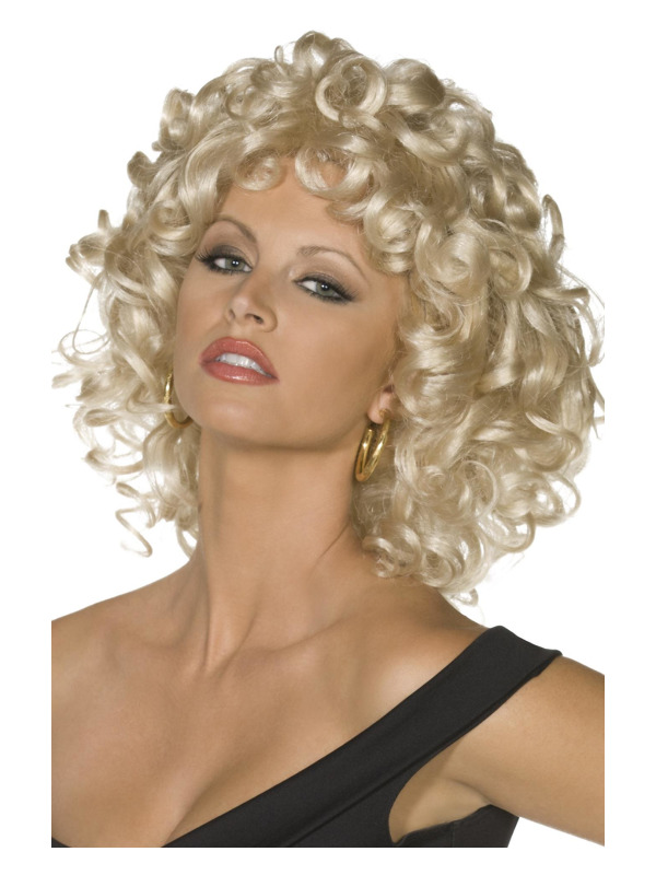 Grease Sandy Last Scene Wig, Blonde, Curly