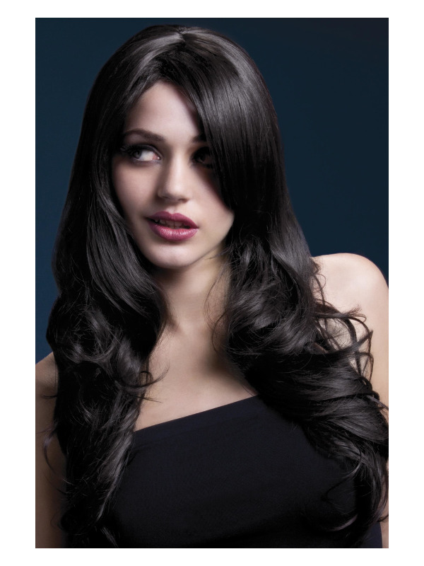 Fever Nicole Wig, Brown, Soft Wave with Side Parting, 66cm / 26in