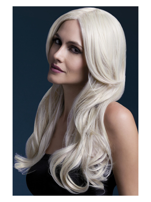 Fever Khloe Wig, Blonde, Long Wave with Centre Parting,66cm/26in