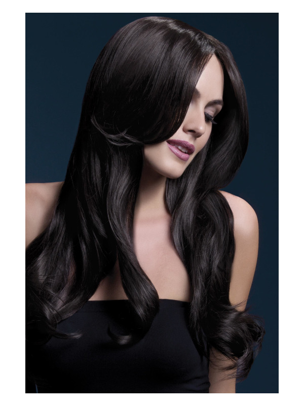 Fever Khloe Wig, Brown, Long Wave with Centre Parting, 66cm / 26in