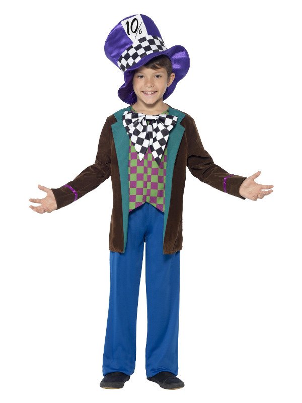 Deluxe Hatter Costume, Blue