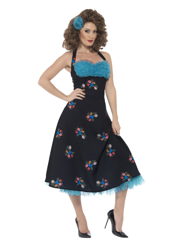 Grease Cha Cha DiGregorio Costume, Black