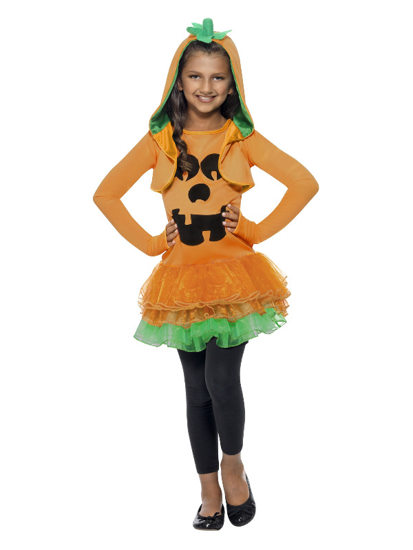 Pumpkin Tutu Dress Costume, Orange