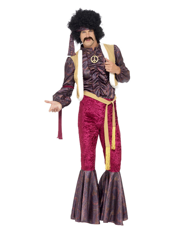 70s Psychedelic Rocker Costume, Purple