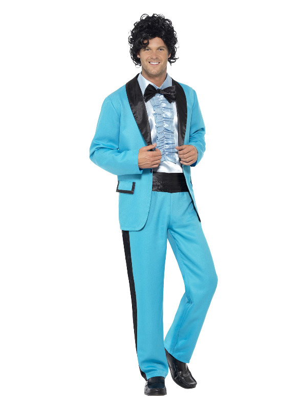 80s Prom King Costume, Blue