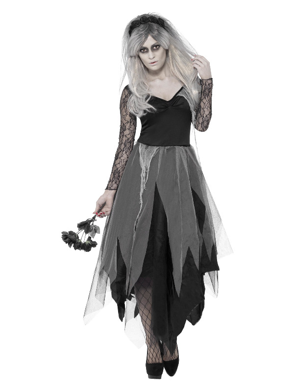 Graveyard Bride Costume, Black