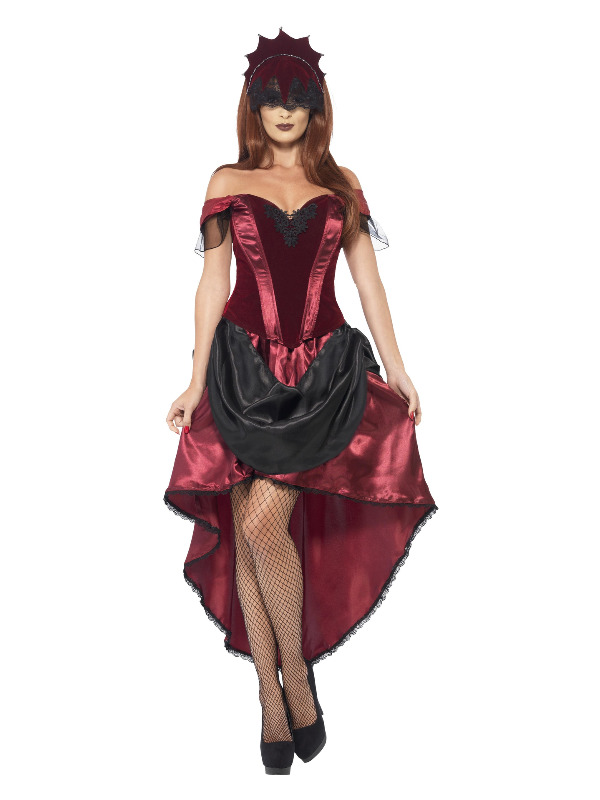 Venetian Temptress Costume, Red