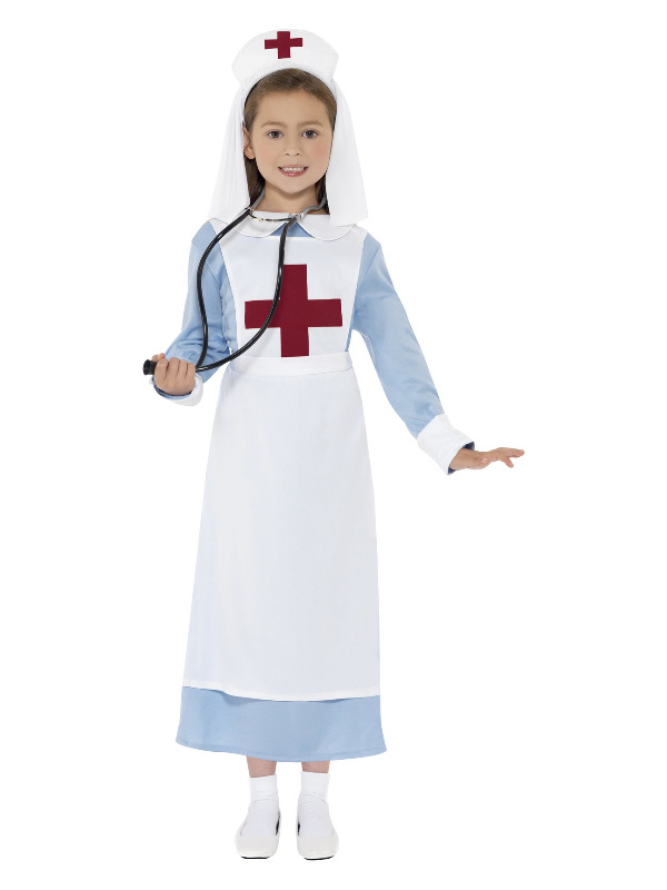 WW1 Nurse Costume, Blue