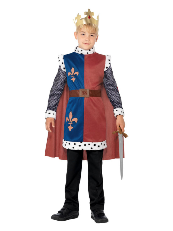 King Arthur Medieval Costume, Red