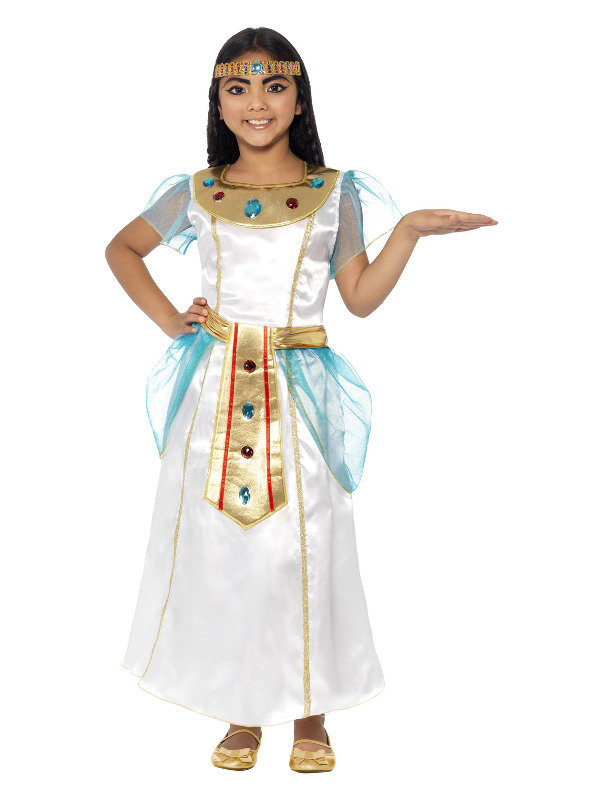 Deluxe Cleopatra Girl Costume, White