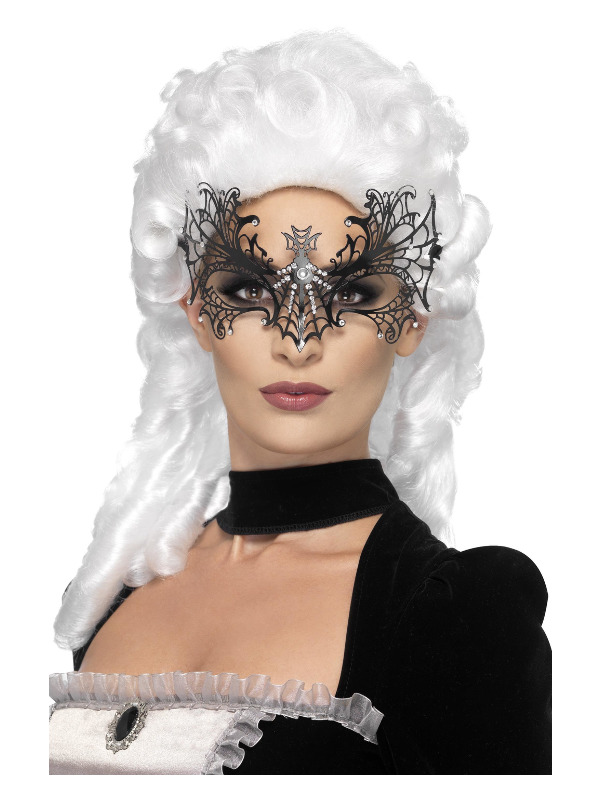 Black Widow Web Eyemask, Metal Filigree