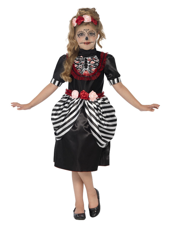 Sugar Skull Costume, Black