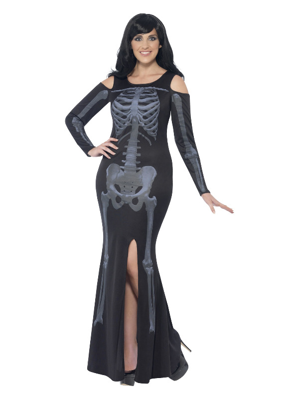 Curves Skeleton Costume, Black